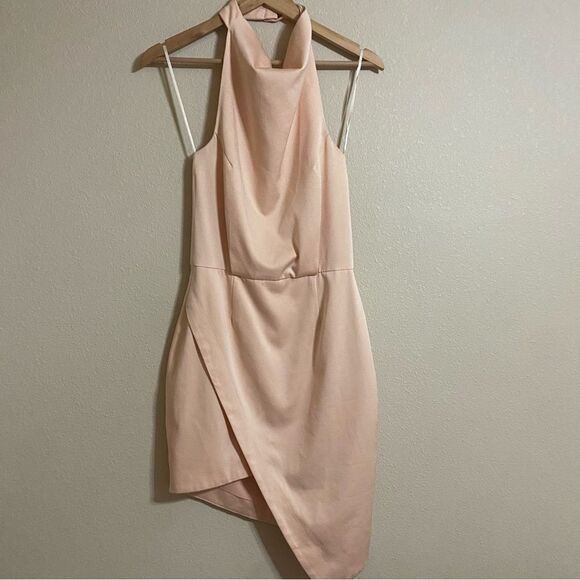 REVOLVE ELLIATT Halter MIDI Camo Dress in Camel - Picture 5 of 7